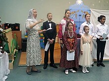 Ребята из Воскресной школы выступили с Рождественским концертом в отделении социальной реабилитации детей