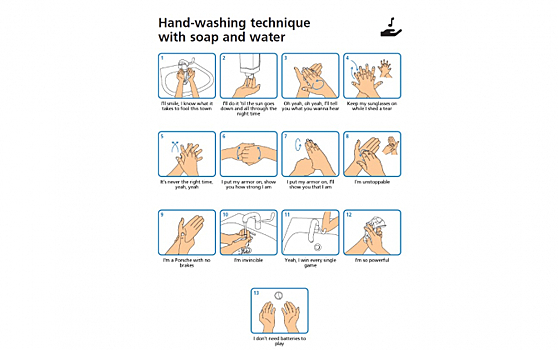 В сети появился генератор, сочетающий инструкцию по мытью рук для борьбы с коронавирусом с любыми песнями