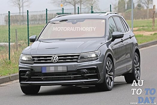 Volkswagen Tiguan R представлен в очередной порции шпионских снимков