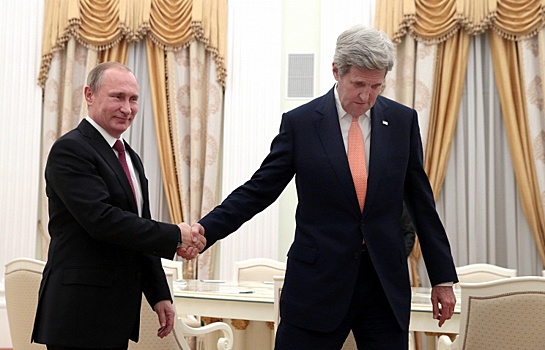 Беседа Путина с Керри продолжалась четыре часа