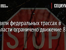 На девяти федеральных трассах в Ленобласти ограничено движение 8 марта