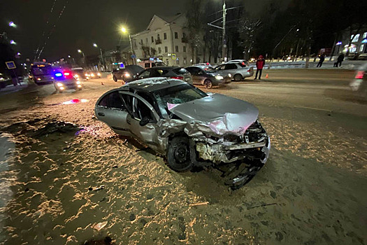 ДТП на заснеженных дорогах Владимирской области