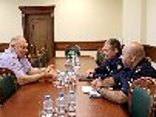 Начальник УФСИН России по Калининградской области Дмитрий Пестов встретился с Президентом региональной торгово-промышленной палаты Феликсом Лапиным