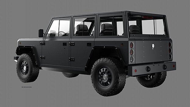 Bollinger B1 стал электро-внедорожником с крышей из стекла