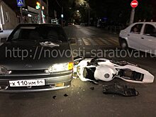 Пьяный водитель сбил байкера и скрылся с места аварии
