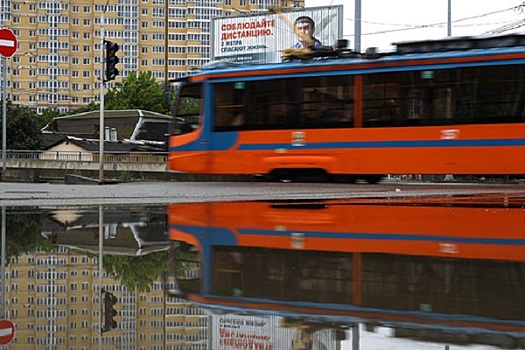 На юге Москвы задерживается движение трамваев