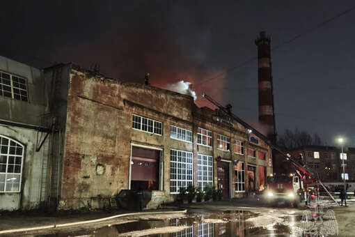 В Нижнем Новгороде потушили крупный пожар на производстве