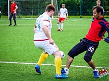Команды «Фрегат» и «Москва» провели матч в составе Нагатинской футбольной лиги