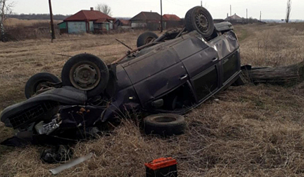 В Воронежской области пьяный водитель на «ИЖ 21261» опрокинулся в кювет