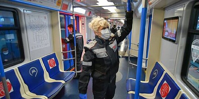 Усиленные меры по дезинфекции общественного транспорта в Москве сохранятся до 2023 года