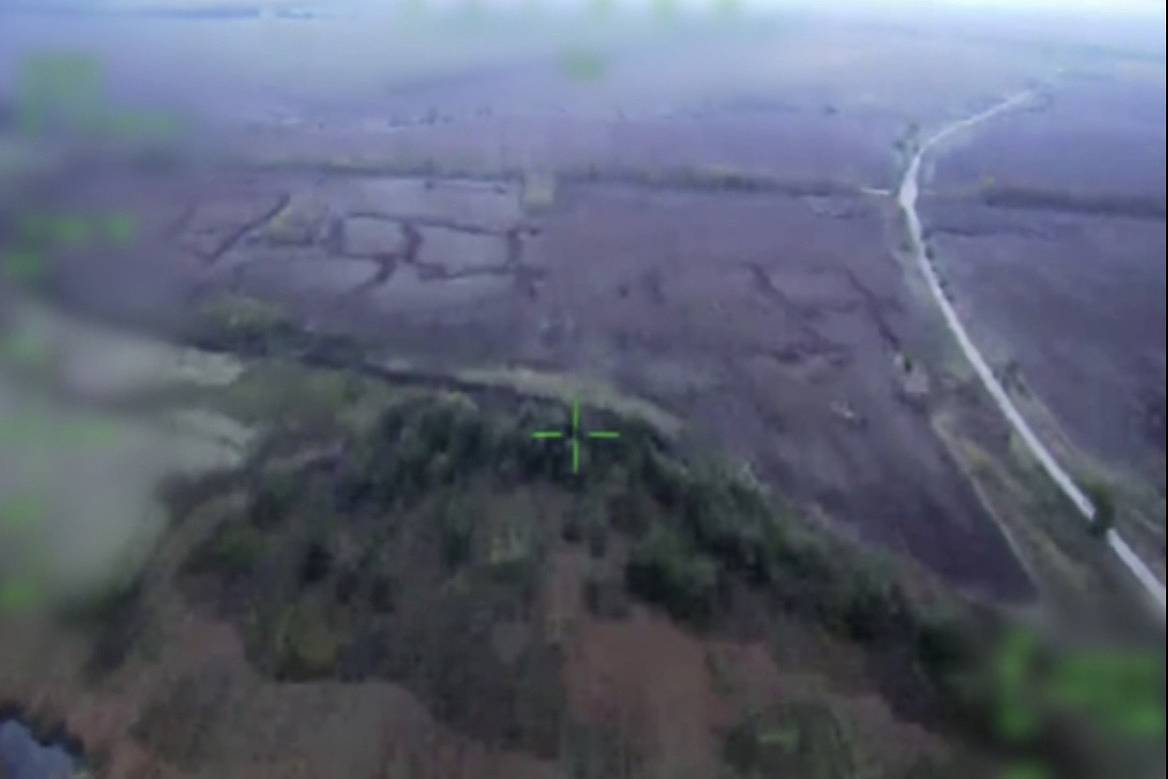 Сталинские соколы продемонстрировали видео с дрона Герань