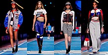 Форма автогонщиков на показе Tommy Hilfiger