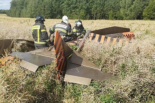 СК расследует обстоятельства крушения самолета в Подмосковье