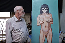 Американец нарисовал собственный секс с инопланетянином