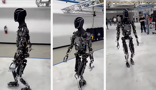 Илон Маск «раздел» человекоподобного робота Tesla Optimus и отправил его на прогулку по офису