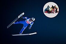 Чемпионат мира по лыжным гонкам — 2023: Словенец Петер Превц упал с трамплина, его увезли со стадиона на носилках