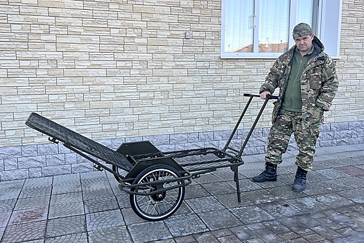 Омские инженеры изобрели электроносилки для эвакуации раненых с передовой