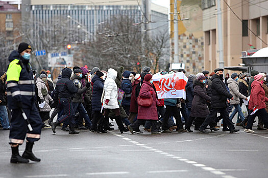 Силовики провели задержания на "марше пенсионеров" в Минске