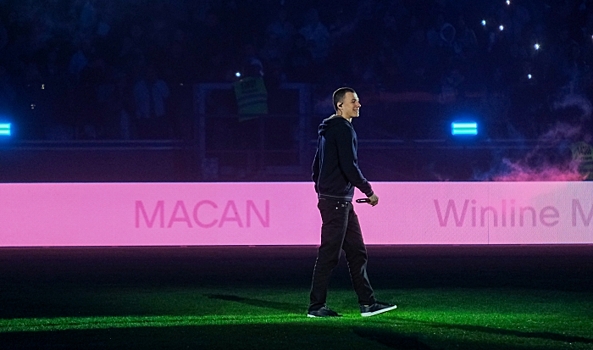 Рэпер Macan выступил в Волгограде между футбольными матчами Медиалиги