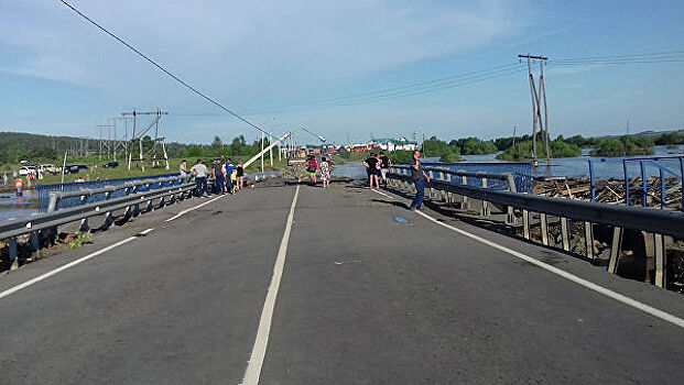 Открыто движение легкового транспорта через Тулун, пострадавший от паводка