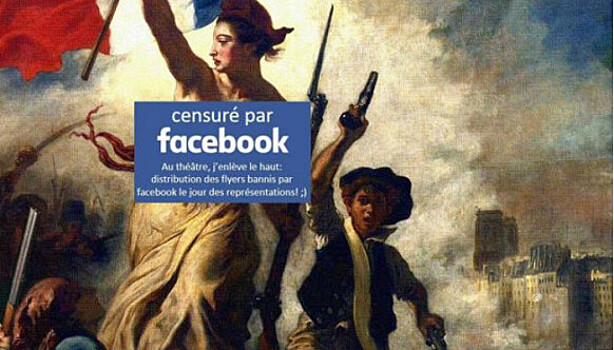 Facebook заблокировала картину Делакруа за голую грудь