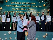 В Амурской области 20 одаренных детей получили губернаторские стипендии