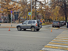 Авария спровоцировала пробку на улице в центре Кемерова