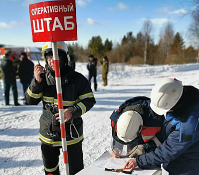 Свердловские энергетики провели учения по работе при пожаре