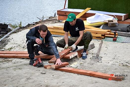 Новый парк в Уфе начал разрушаться через неделю после торжественного открытия