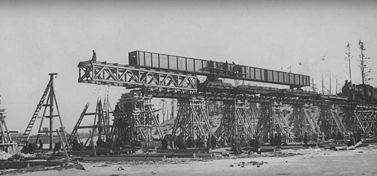 В Эстонии построили новый железнодорожный мост