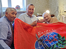 В Пушкине поздравили с 99-летием ветерана ВОВ Романа Кузнецова