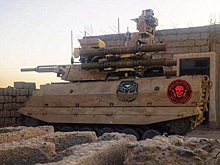 СМИ обнаружили фото боевого российского робота в Сирии