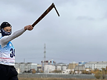 В Якутии установлено два рекорда в метании топора на дальние расстояния