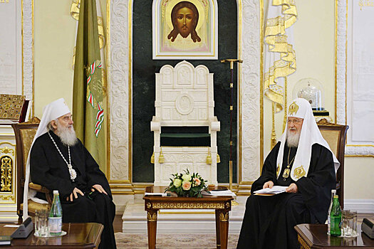 Патриарх Ириней: Русские и сербы - единокровные народы