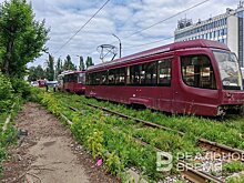 В Казани из-за ДТП на Гвардейской парализовано движение трамваев
