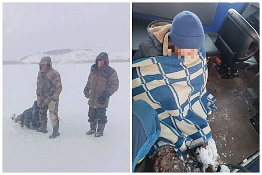 На Каме в Удмуртии спасли замерзающего мужчину