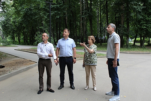 В рязанском ЦПКиО осветили все пешеходные дорожки