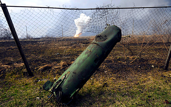 Часть украинского артиллерийского снаряда