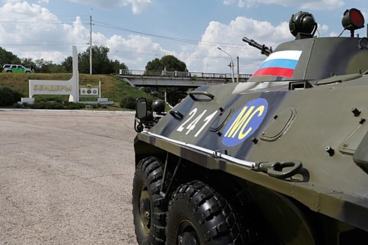 Российские миротворцы провели тренировку в Приднестровье