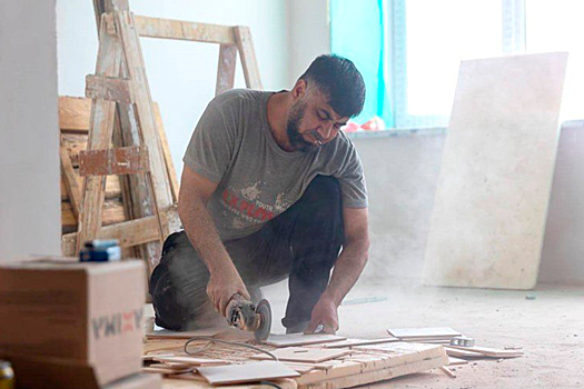 В Дрезне Орехово-Зуевского г.о. приступили к благоустройству территории новых школы и детсада