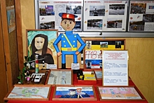 В УВД Зеленограда выставили работы участников конкурса детского творчества