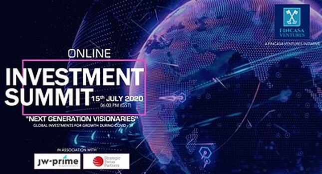 Fincasa анонсировала проведение международного онлайн-саммита "Next Generation Visonaries"