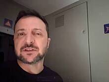 Зеленский записал обращение из тамбура в поезде