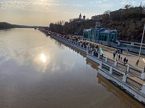 Уровень воды в Урале в Оренбурге поднялся до 661 см