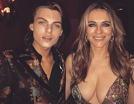 Отношения Лиз Хёрли с 16-летним сыном назвали неподобающими