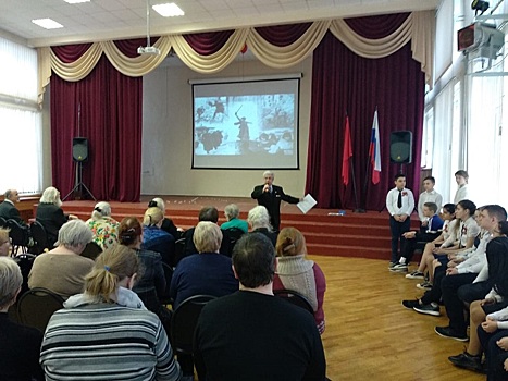 Литературно-музыкальная гостиная для ветеранов педагогического труда прошла в районной школе