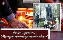 Сотрудники ТЦСО «Вешняки» помыли памятник участников ВОВ на Перовском кладбище