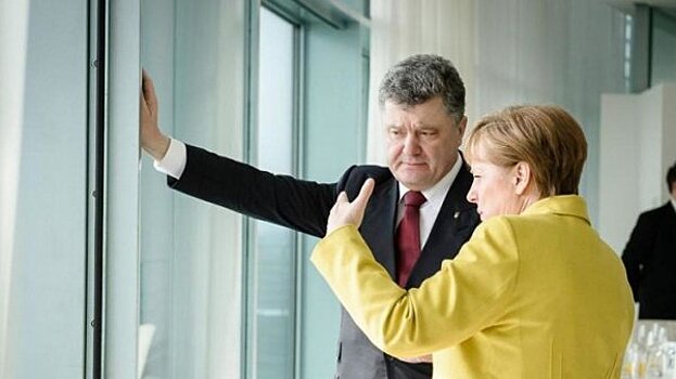 Порошенко пообещал Меркель восстановить Донбасс на деньги Германии