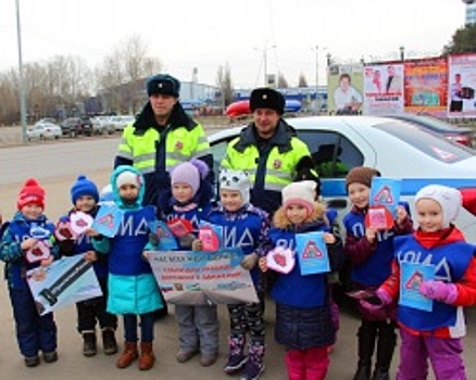 В Башкортостане дети принимают участие в социальной акции «Пристегнись, Россия!»