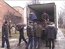 Нижегородцы помогают беженцам из Соледара